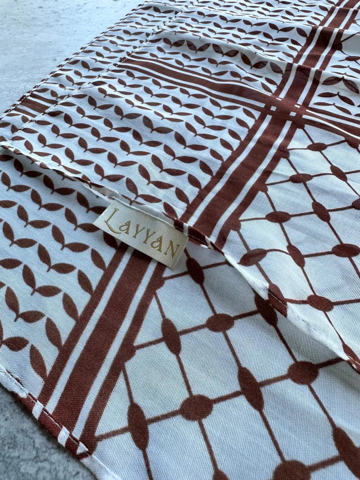 Keffiyeh - Brown image 0