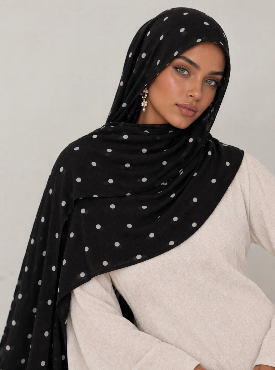 Black Polka Dot Modal