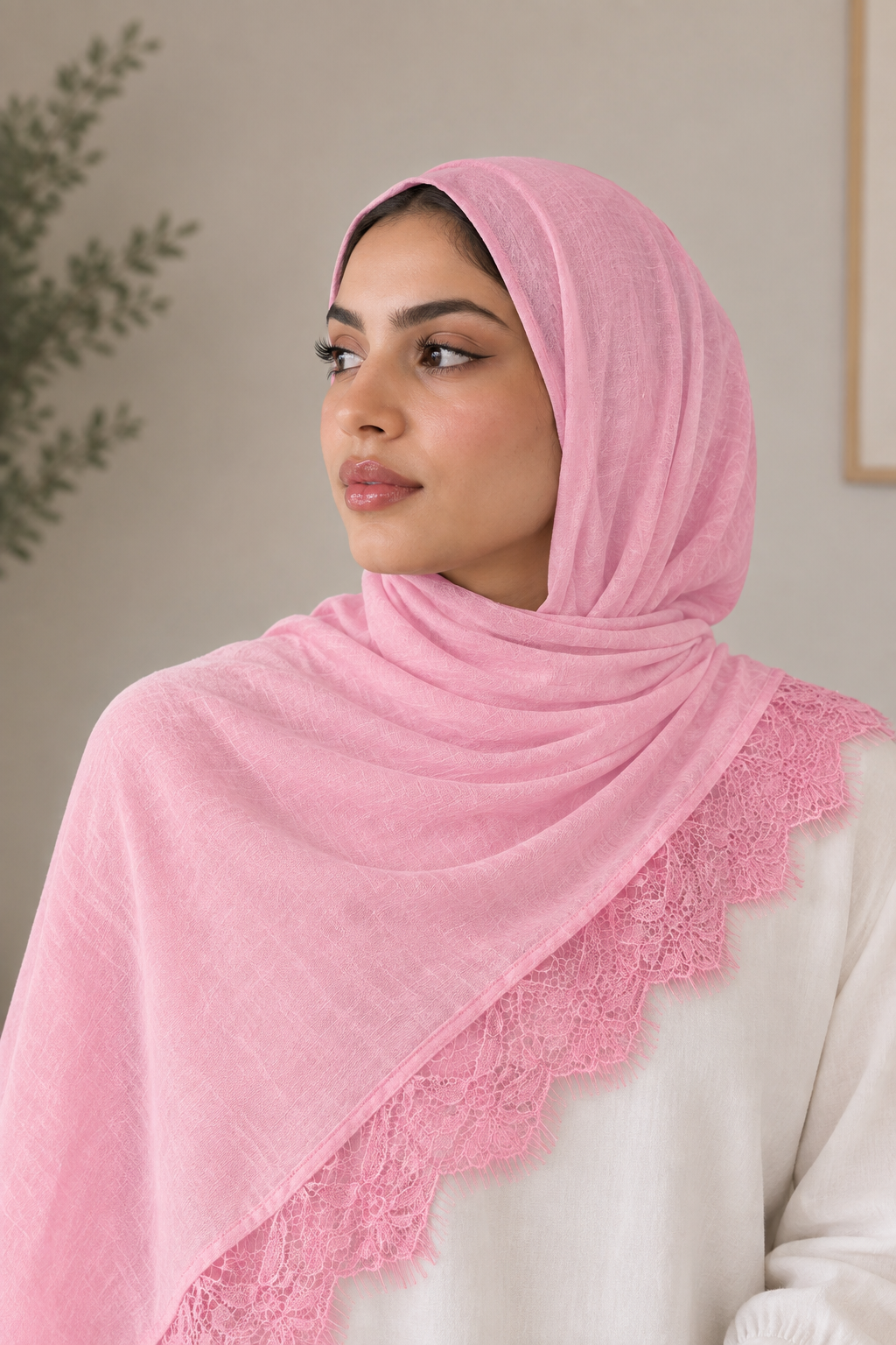 Pink Lace Modal
