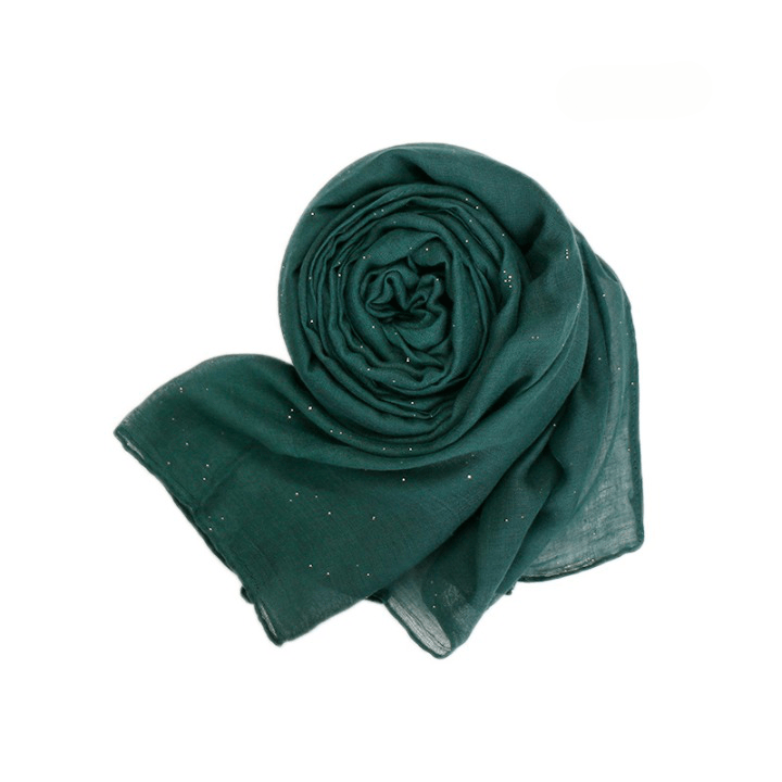 Cotton Glitter - Dark Green image 0