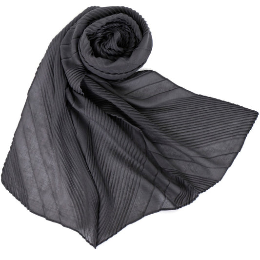 Cotton V Pleat - Dark grey image 0