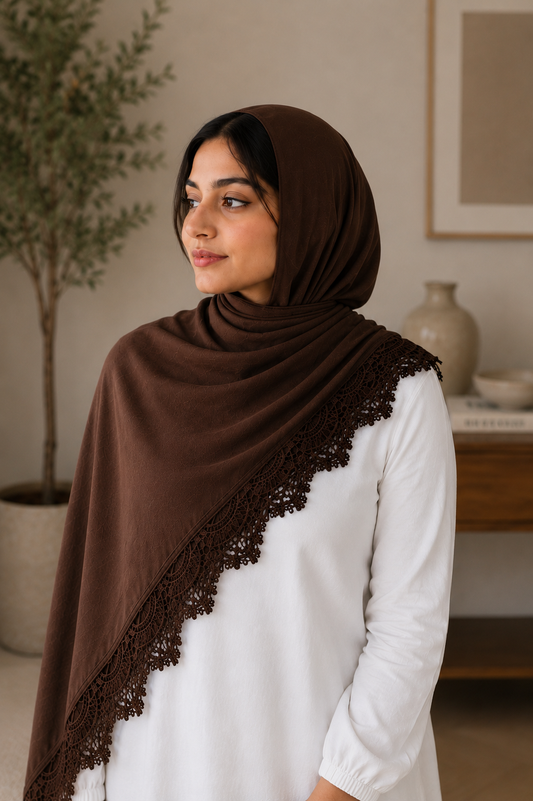 Brown Modal Lace
