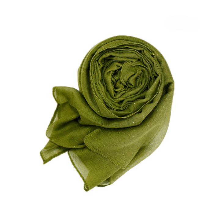 Cotton Glitter - Mehndi Green image 0