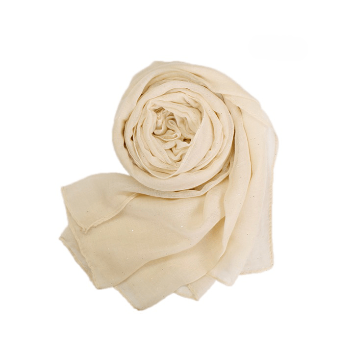 Cotton Glitter - Off White image 0