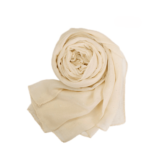 Cotton Glitter - Off White image 0