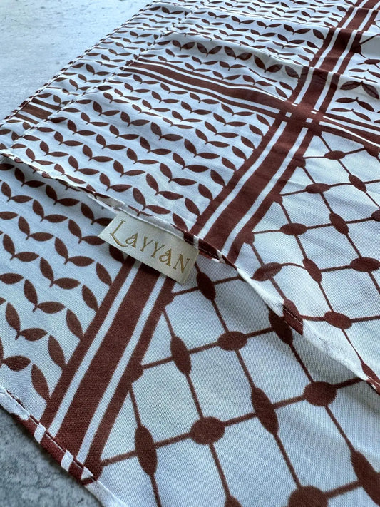 Keffiyeh - Brown image 0