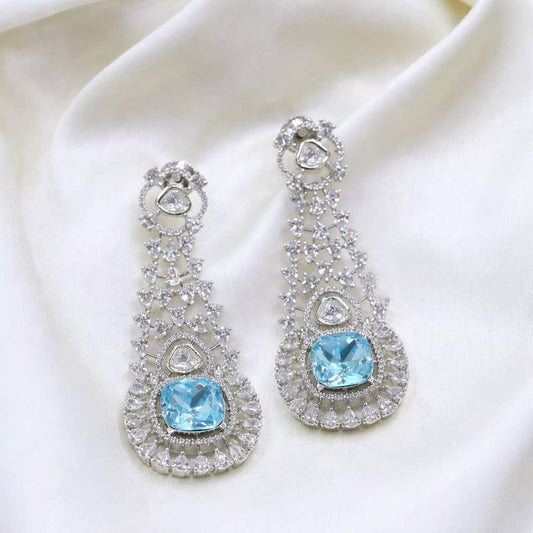 Blue Dangling Earrings