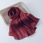 Organza Crush Silk - Deep Red