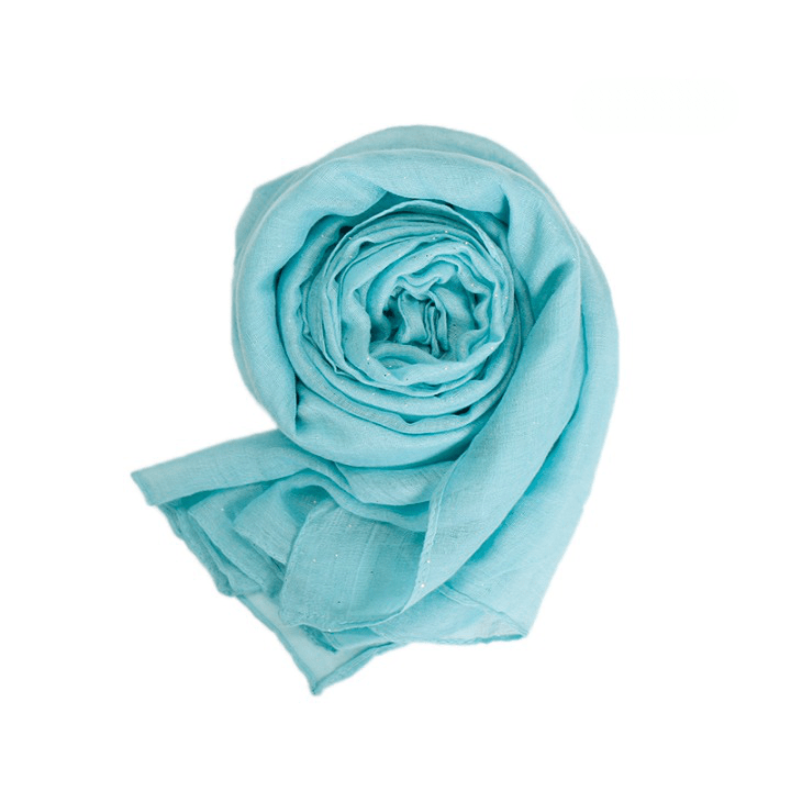 Cotton Glitter - Light Teal image 0