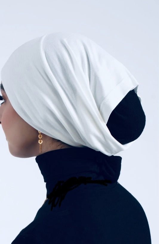 Hijab Tube Cap - White image 0