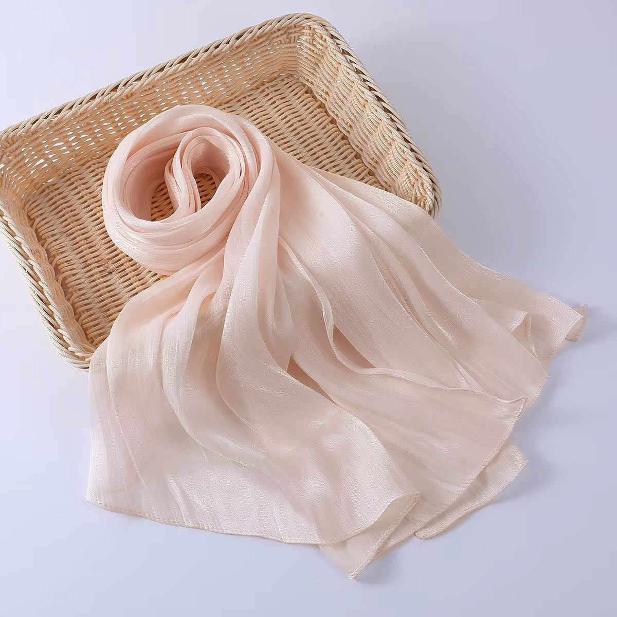 Organza Silk - Powder pink