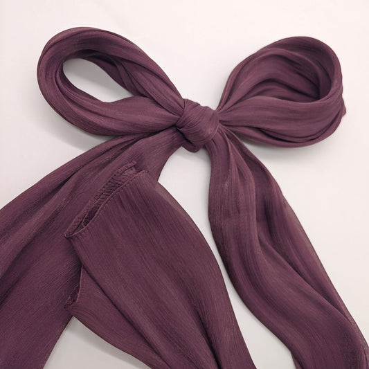 Organza Crush Silk - Plum