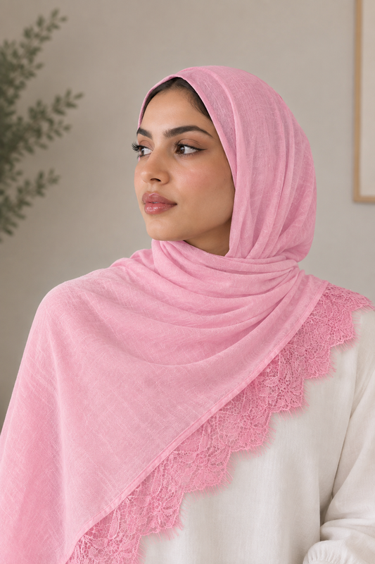 Pink Lace Modal
