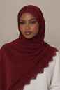 Maroon Lace Modal