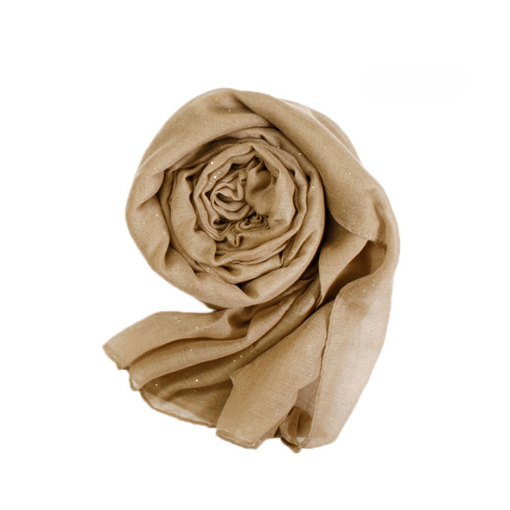 Cotton Glitter - Tan image 0