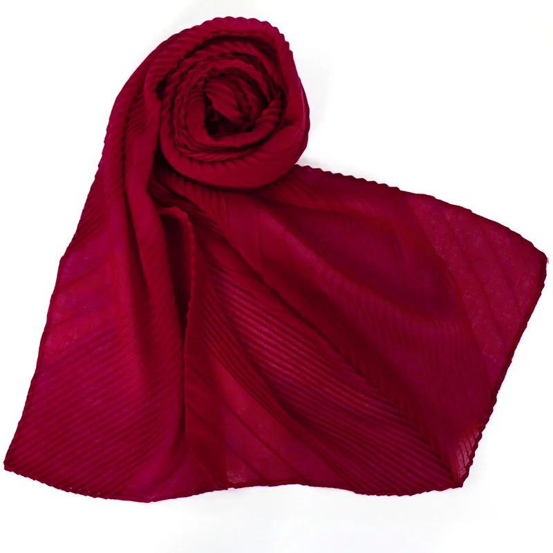 Cotton V Pleat - Red image 0