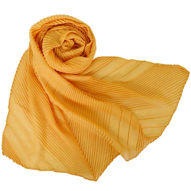 Cotton V Pleat - Yellow image 0