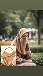 Niqab Hijab Combo - Tan image 0