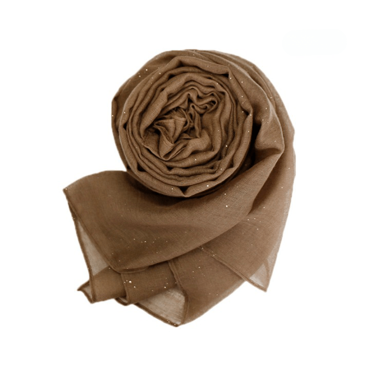 Cotton Glitter - Brown image 0