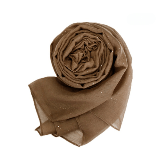 Cotton Glitter - Brown image 0