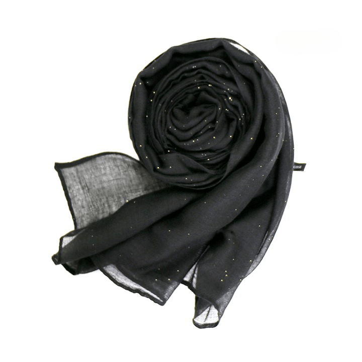 Cotton Glitter - Black image 0