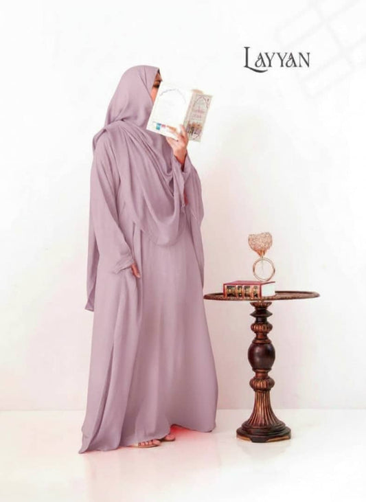 Hajj Abaya - Mauve image 0